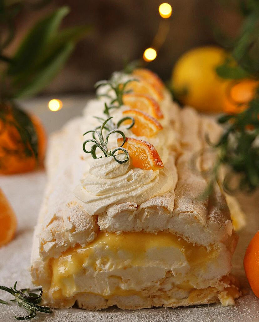 Marängrulle med clementincurd Thumbnail