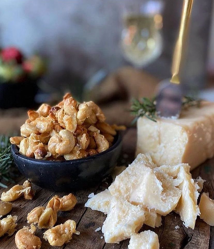 Cashewnötter med parmesan