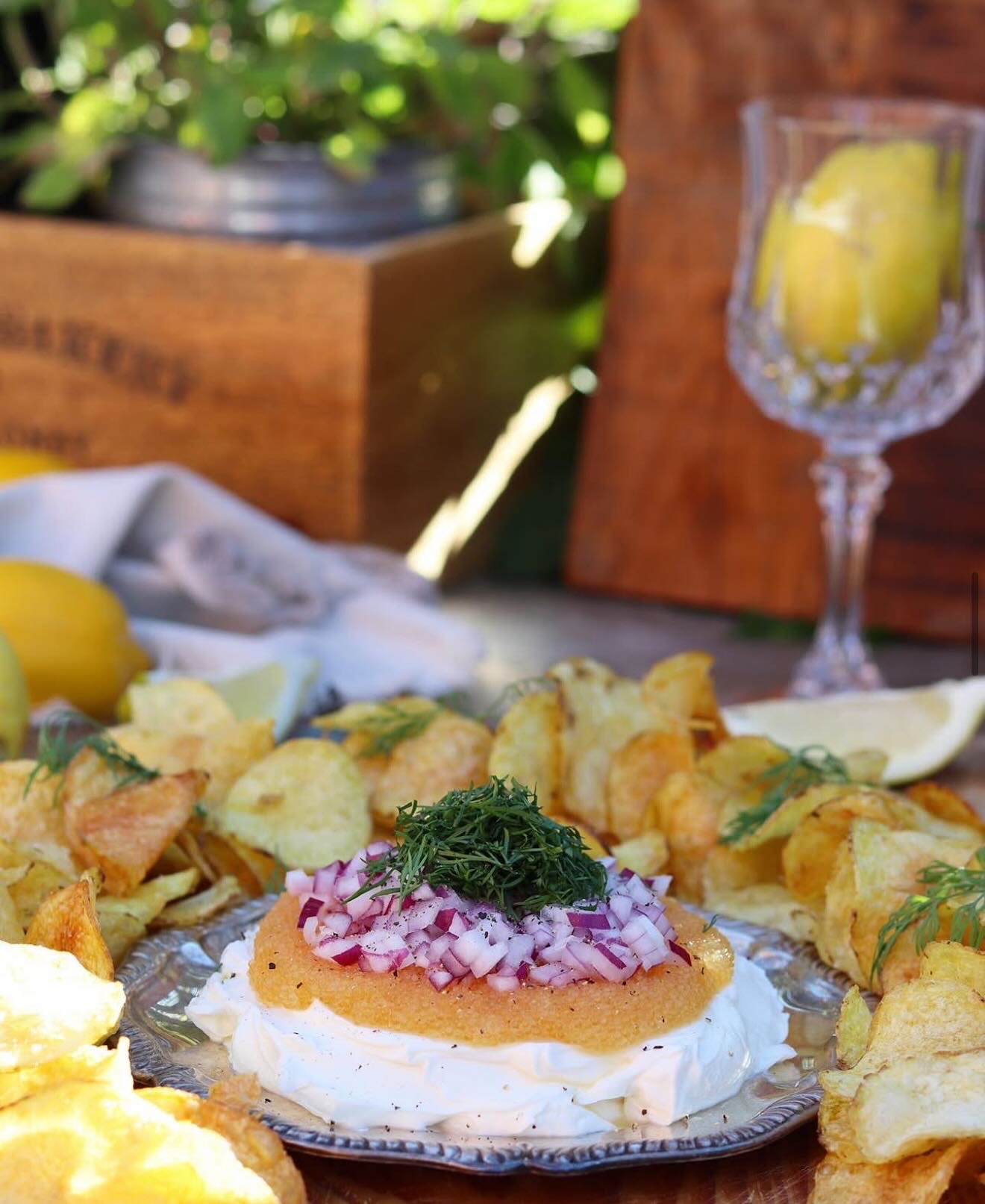 Färskost och löjrom