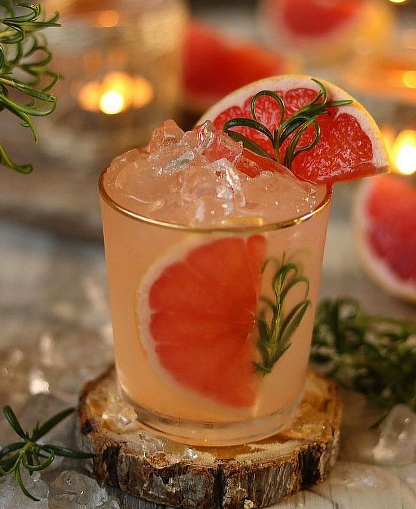 Gin och tonic med grapefrukt