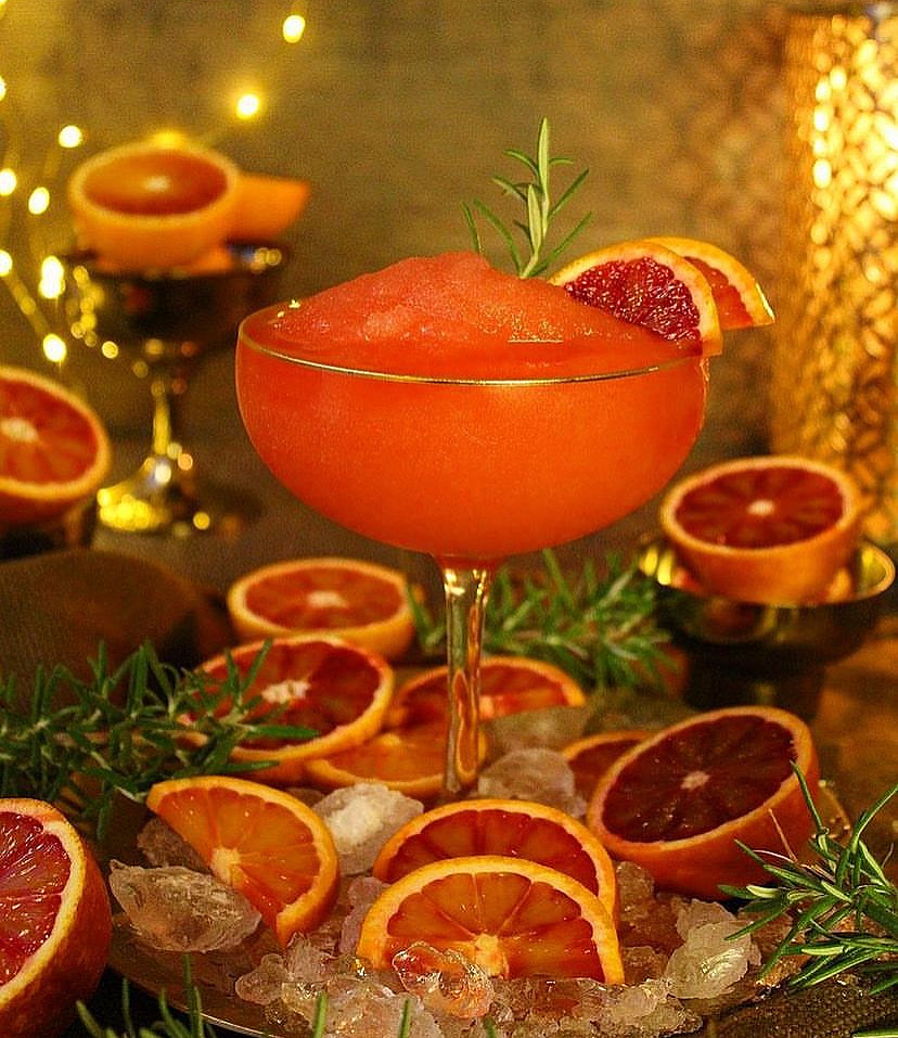 Frozecco på blodapelsiner