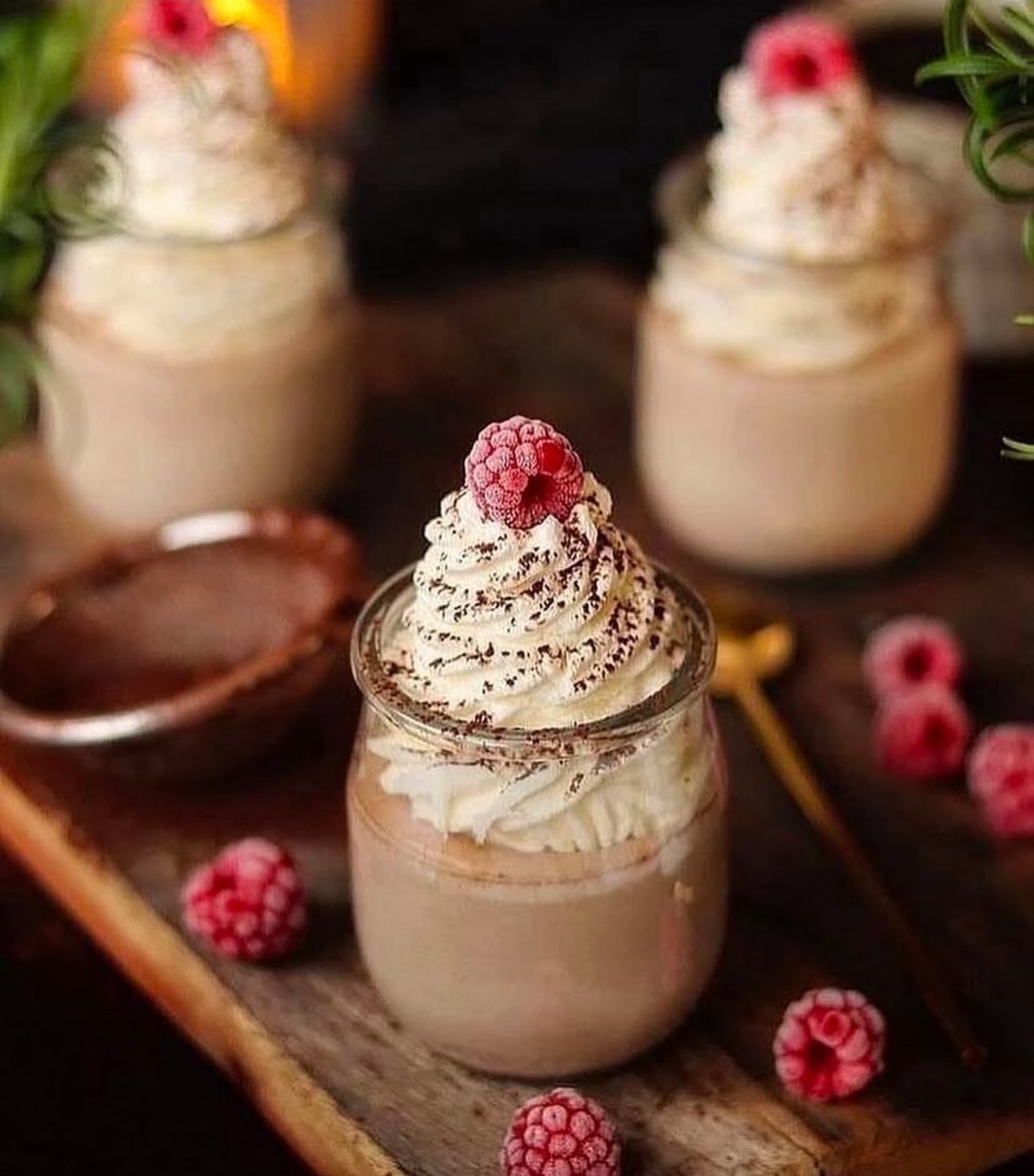 After Eight pannacotta