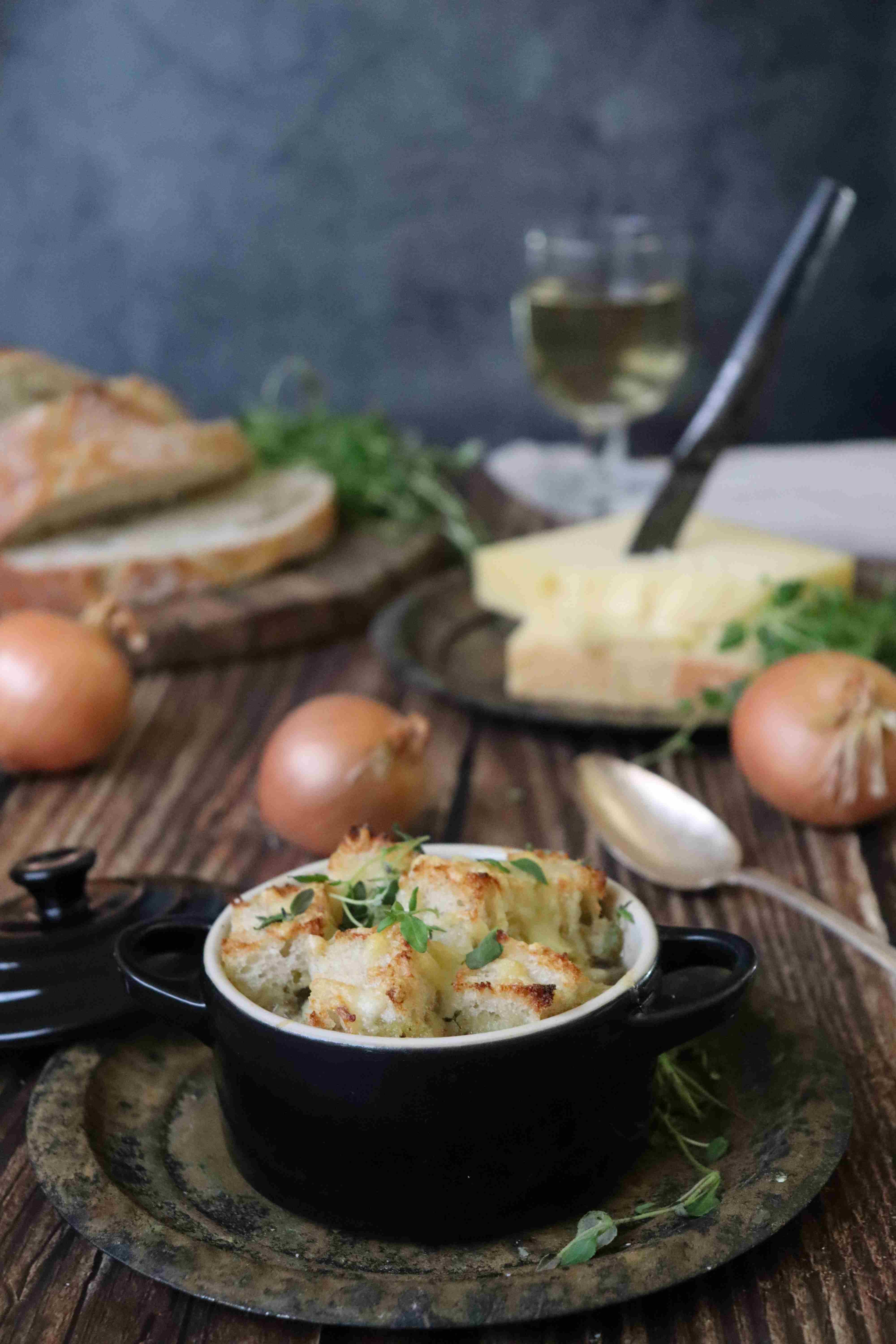 Gratinerad löksoppa Thumbnail